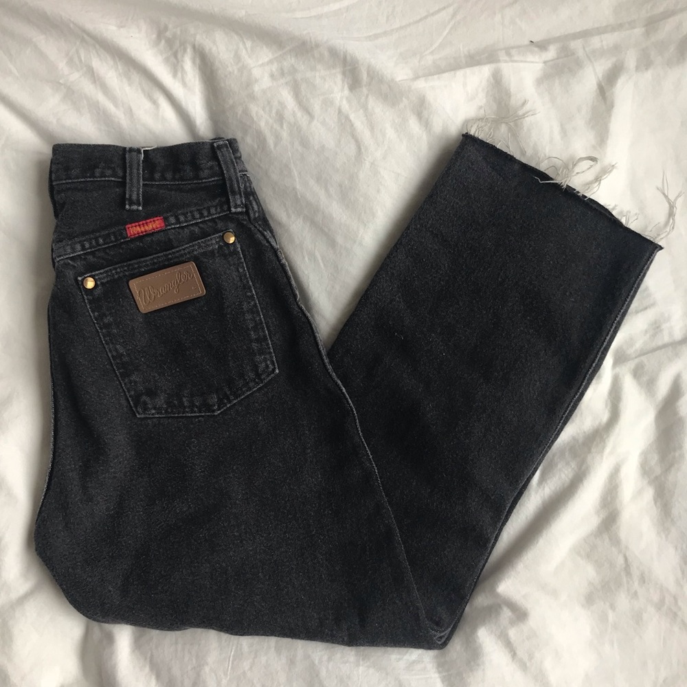 Wrangler wide leg vintage mom jeans